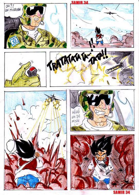 Shikima_King_'s tweet photo. Today I learned that there was a whole Palestinian Goku comic https://t.co/wihdz423fC