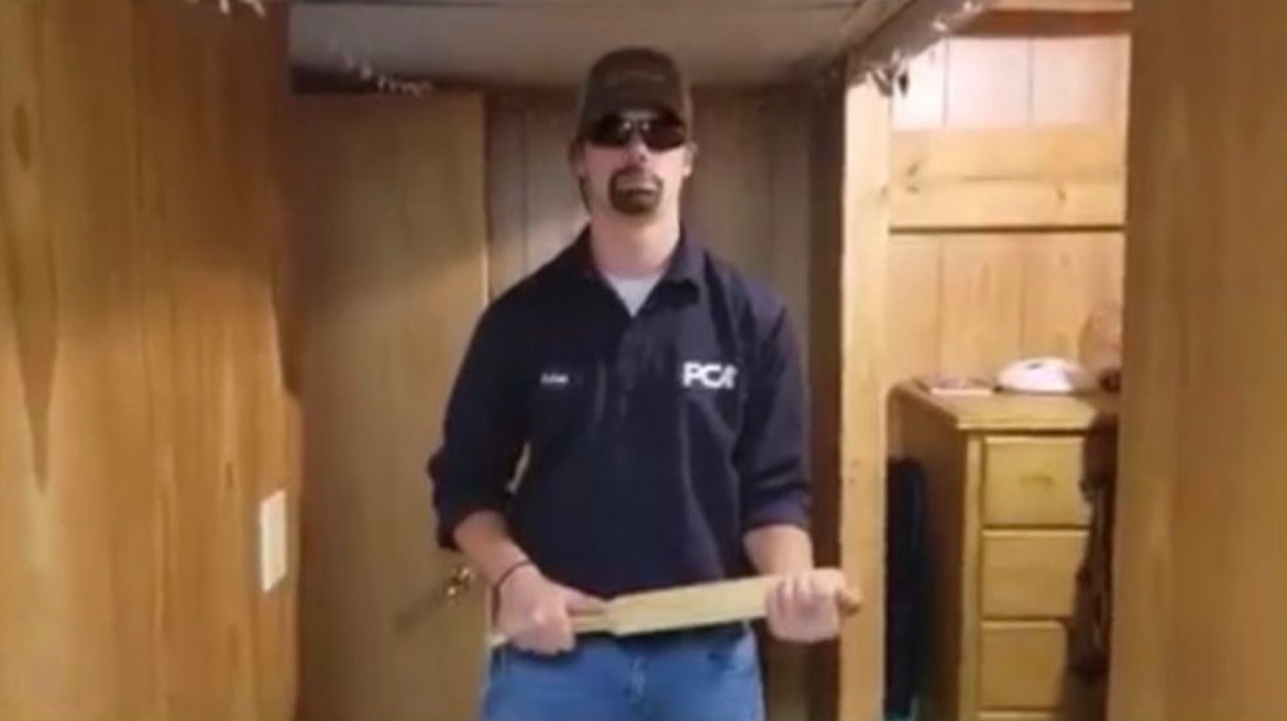 Houstonvisitor1's tweet photo. I told you last time that I wasn’t going to ask you to turn down the music again. #hvthoughts #malespanking #daddiscipline #dadpaddles #paddled #paddling #dadandson #boardofeducation https://t.co/Ag1PHPyHk9