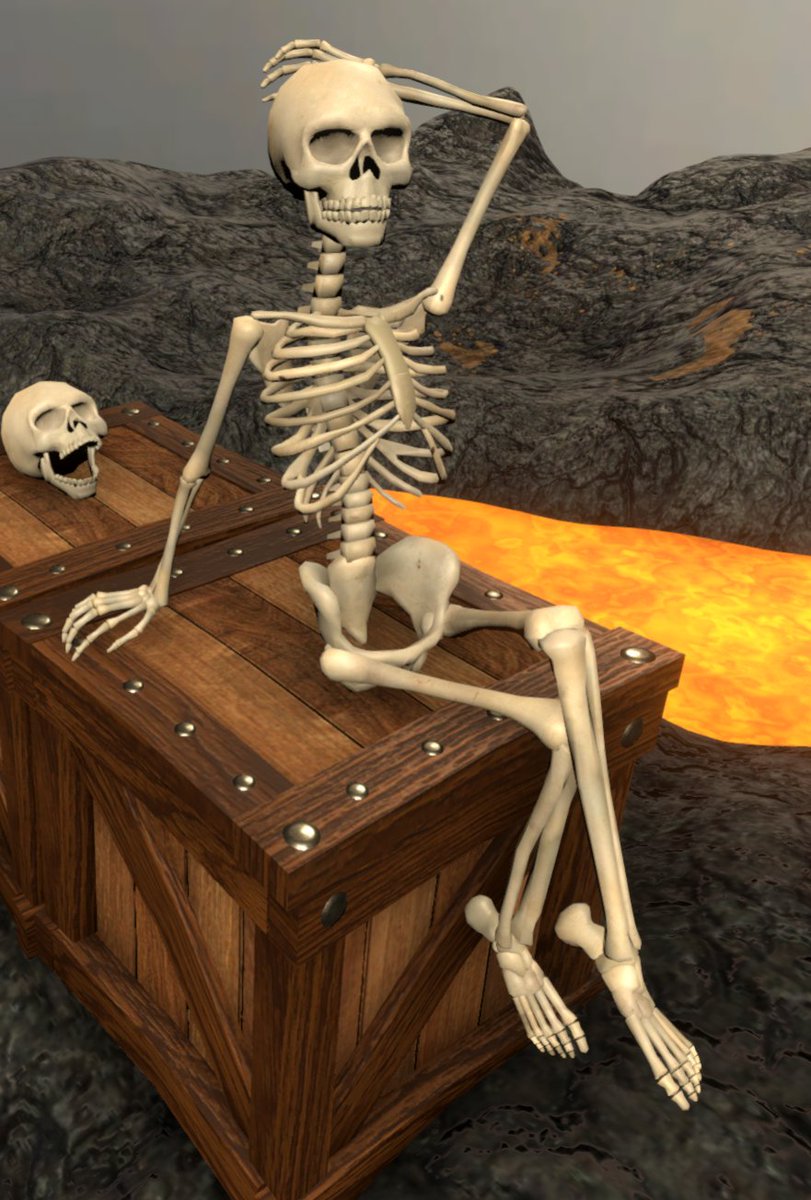 #DungeonAlchemist. On Steam! Just when you thought you've seen it all... 😜🔜 store.steampowered.com/app/1588530/Du… Wishlist for more boney content!  #sendnoobs