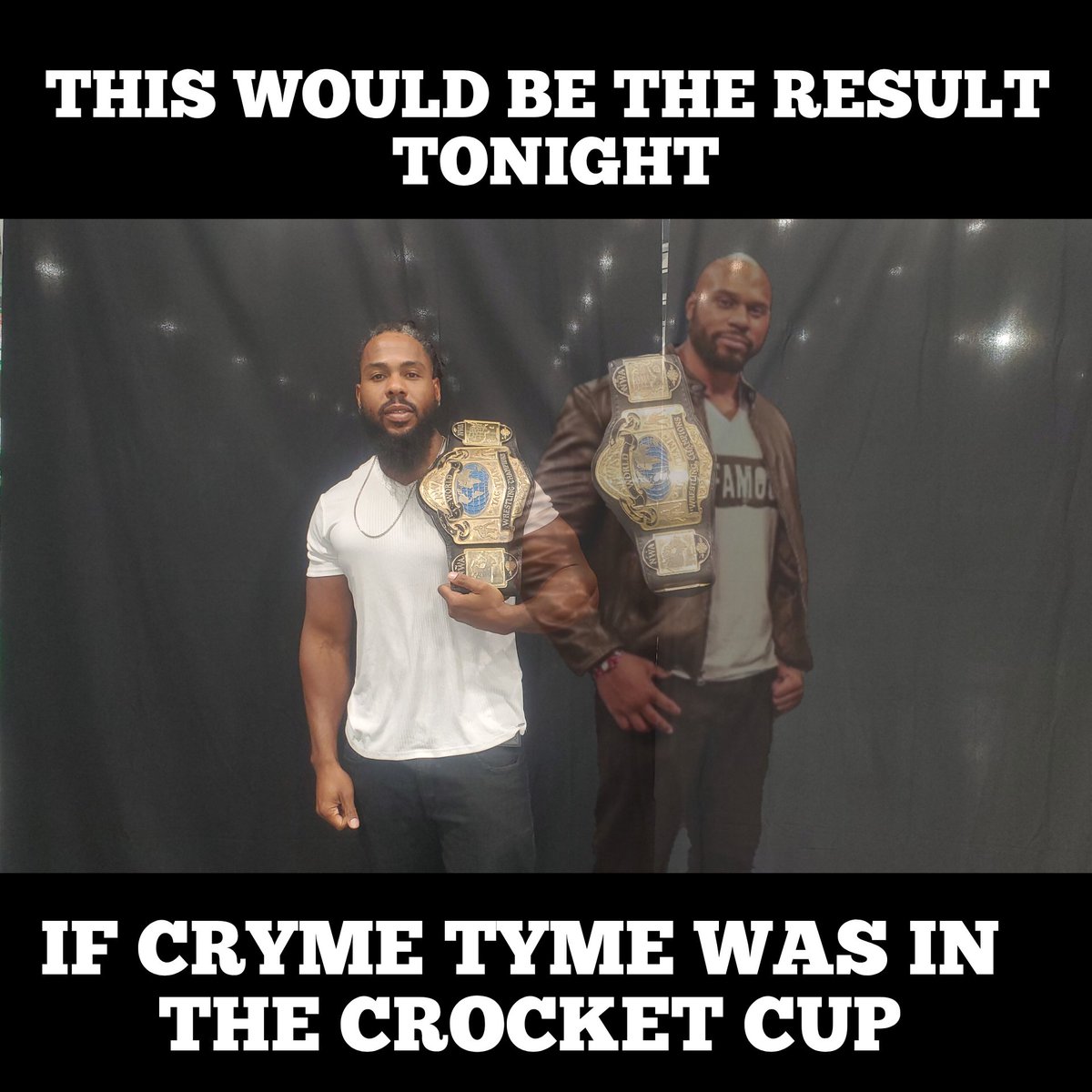 Jtg1284's tweet photo. Cryme Tyme 4 life 
@nwa #CrockettCup https://t.co/49NChC3LVR