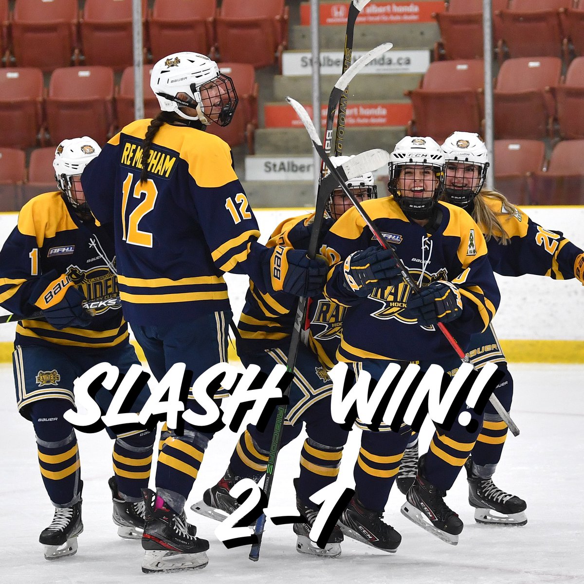 stalbert_slash's tweet photo. SLASH WIN!!!!!
2-1 over Red Deer and have officially punched their ticket to the provincial gold medal final ππ
π¨ Brokenshire, Butz (GWG)
π Reece Mepham, Scorgie, Naccarato
#RollSlash #GoldMedalFinal
#BauerSlash https://t.co/fZN6EkvFNB