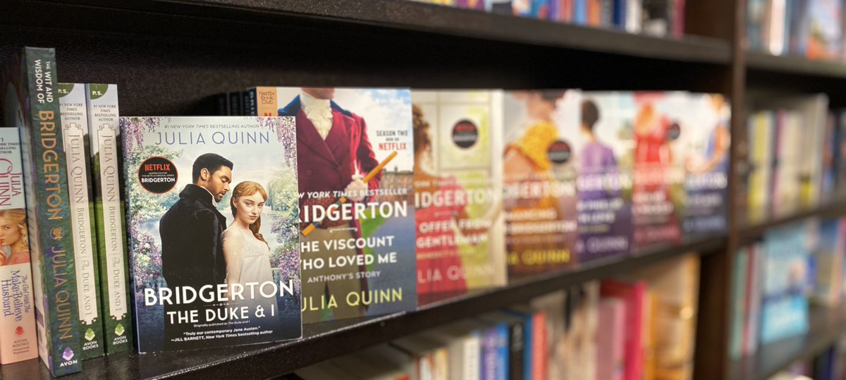 BNMankato's tweet photo. There’s still time to binge read the Bridgerton books before the new season comes out. Just saying. https://t.co/H1mSMcdWE1