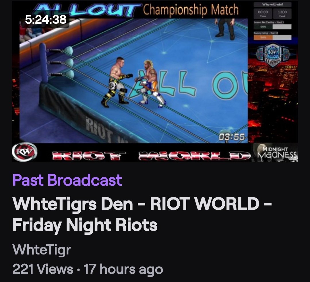 RiotWorld2's tweet photo. Last night was so fun and entertaining, we're gonna have The Fallout Tonight! #JoinTheRiot #ThanksForTheViews π€ https://t.co/IgSlmOLMCm