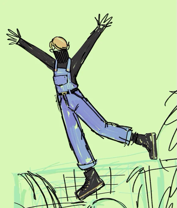 what if jeanist wore some overalls 