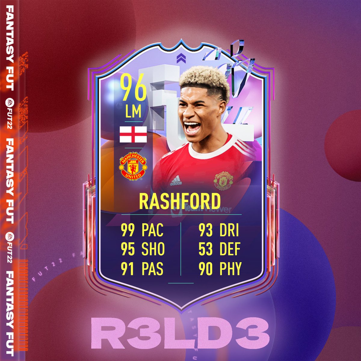 r3ld3's tweet photo. Rashford when he is upgraded! Is this TOTS or something??

#FUT22 #FUTFANTASY #FIFA22 #Concept https://t.co/9WPFxxvXC5