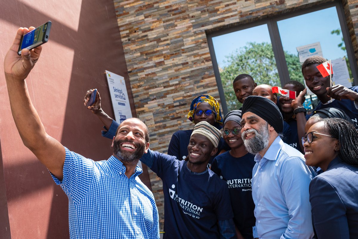 HarjitSajjan's tweet photo. I sat down with young leaders in Thiès, Senegal. We spoke about what it really means to set a good example, for your family &amp; for your community. Equality starts at home &amp; spreads to society. Working with @NutritionIntl, @CanadaDev is supporting this work. https://t.co/bTsmuVG1Bb