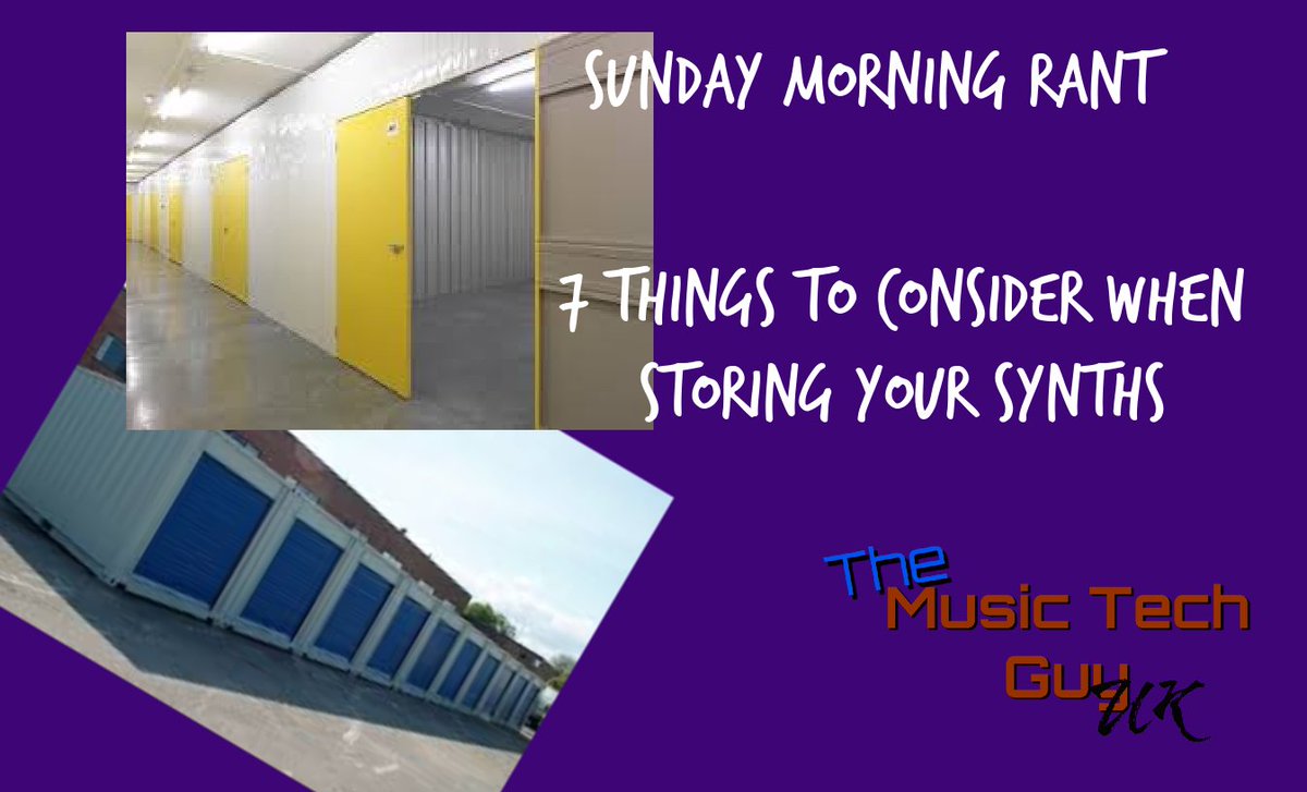 7 things to consider when storing your synth
youtu.be/JrhTSNcHTdQ

#TheMusicTechGuyUK #MusicTechGuyUK #TMTGCommunity  #Musician #TheSundayMorningRant #SundayMorningRant #SMR #EquipmentStorage #SynthStorage #SynthesiserStorage #KeyboardStorage #StorageLocations