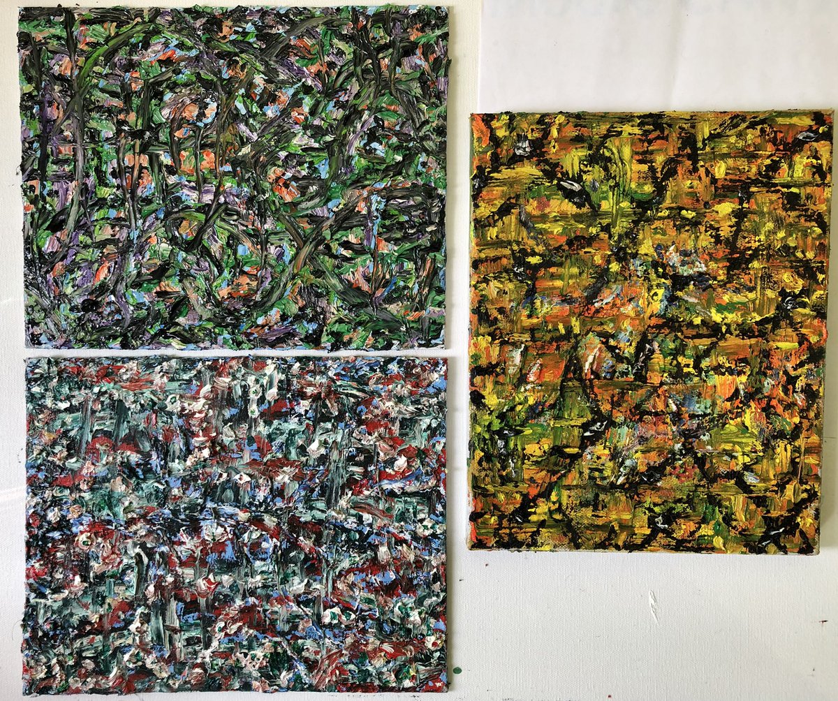These small scale paintings are pretty fun to make.

8x10

#art #abstract #painting #oilpainting #abstractart #newart #wallart #brightcolors #newpaintings #paintings #contemporaryart #modernart #fineart #artstudio