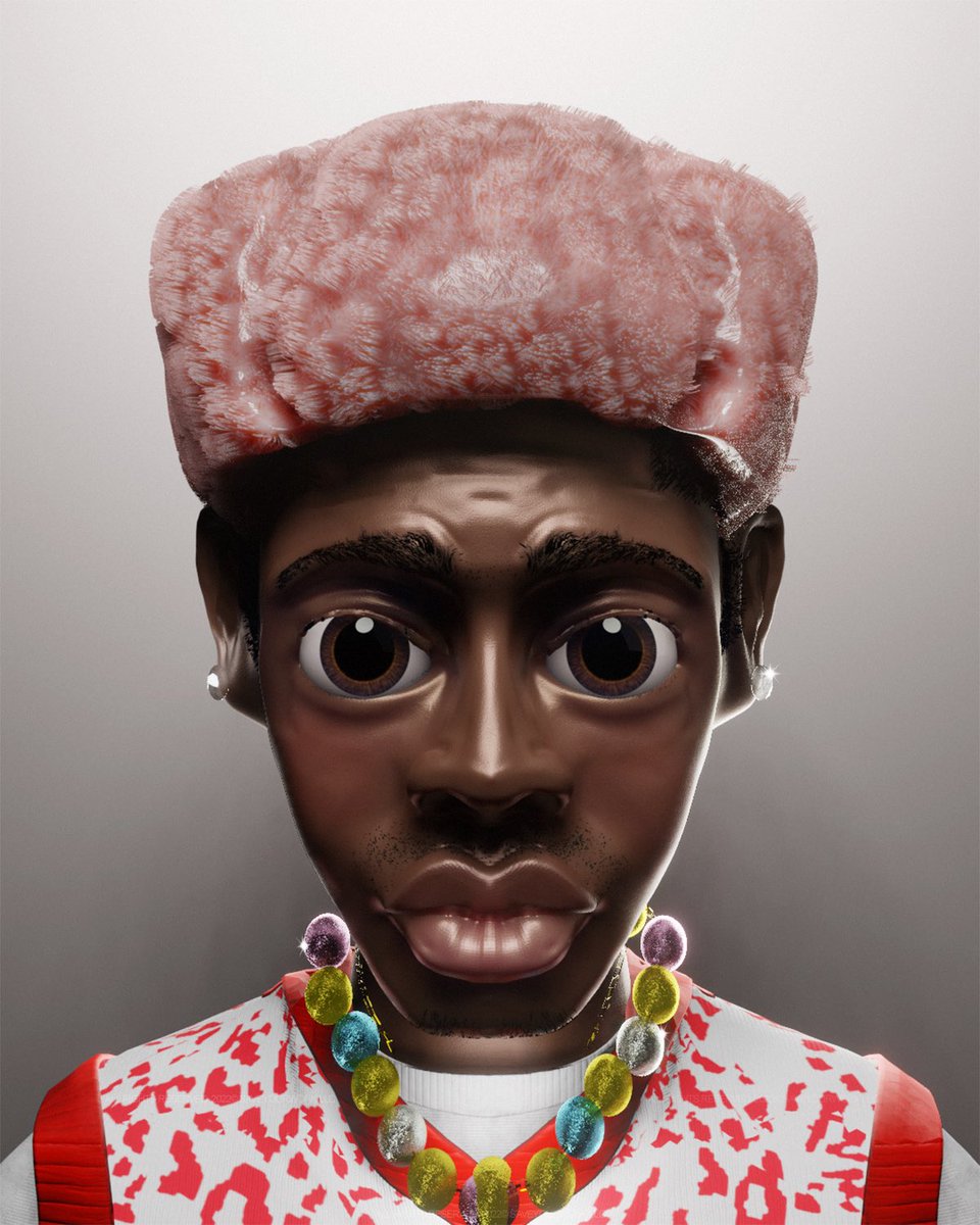 saveyw's tweet photo. TYLER THE CREATOR - 3D character model/design by me. My favorite piece to date so far. https://t.co/h5ReJG2R0G