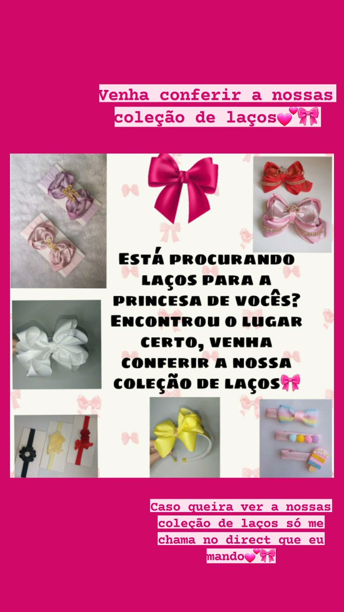 crf_RaaySilva19's tweet photo. Estou trabalhando com laços personalizados e laços simples, tenho para todas as idades, mães de meninas, dindinhas, titias, vem com a amiga aqui, aceitando encomendas. Chama no direct que eu mando as fotos.🎀💕 https://t.co/SxqSn1QXTr