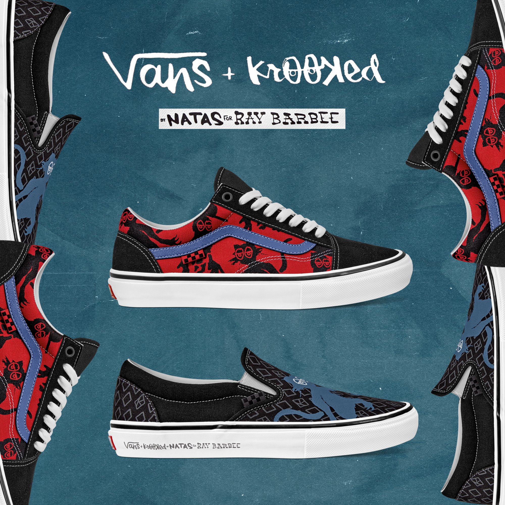 Vans Mexico on X Vans Krooked by Natas by Ray Barbee ya esta disponible. Caele a la Vans Store y armate con la coleccion que reune a lo mas creativo del