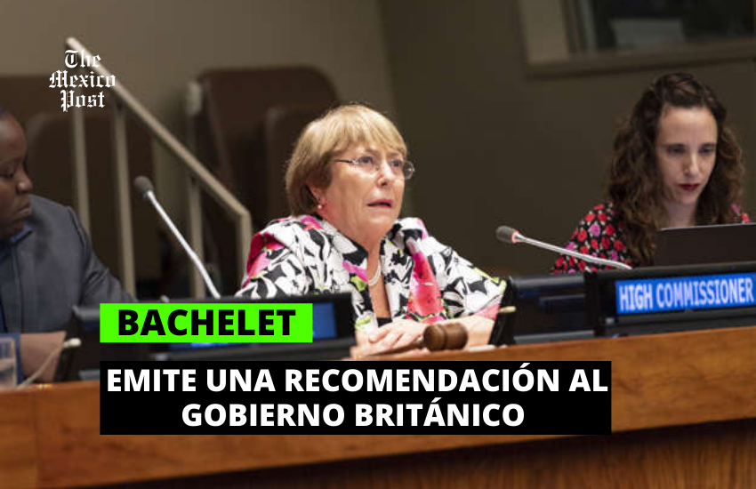 MexicoPost's tweet photo. #MichellBachelet hace un recomendación al #GobiernoBritánico
Para hacer una reforma a la ley de migración a los estándares internacionales. https://t.co/xTv4au8Q26