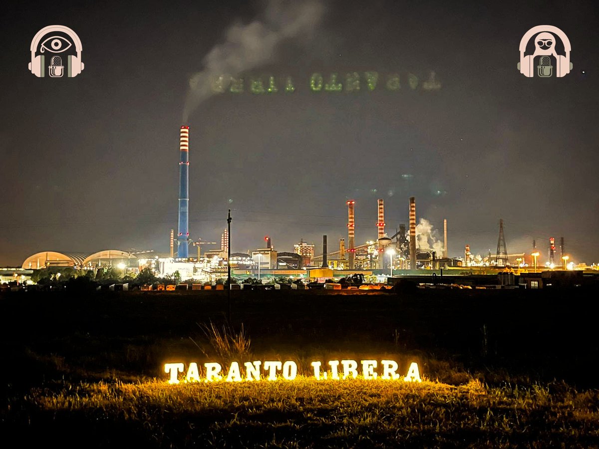 Ogni giorno e ogni notte ci troverete sempre qui, ai confini della fabbrica come indios del terzo millennio a difesa del diritto alla vita nella nostra striscia di riserva sempre più sottile, perché volevate seppellirci ma non sapevate che eravamo semi #TarantoLibera ex #Ilva