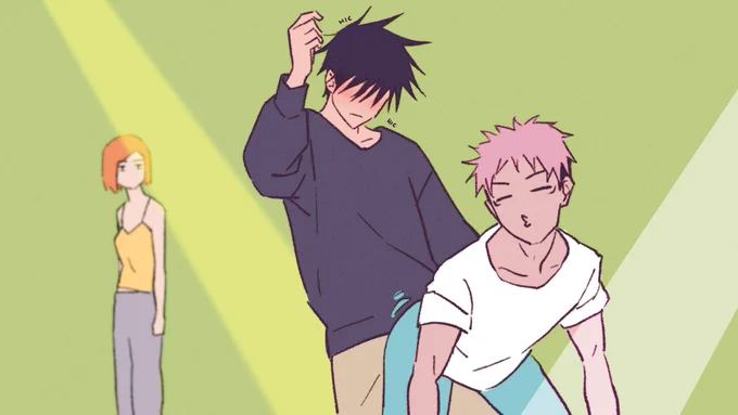 In honor of Itadori Yuuji's birthday 🐯🎉

(So who gave gumi that beer?) 