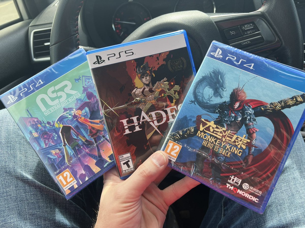 Some great #videogames pickups today. Should keep me busy for a while.
I love Enslaved and the old Monkey TV show, so I’m hoping Monkey King is decent.