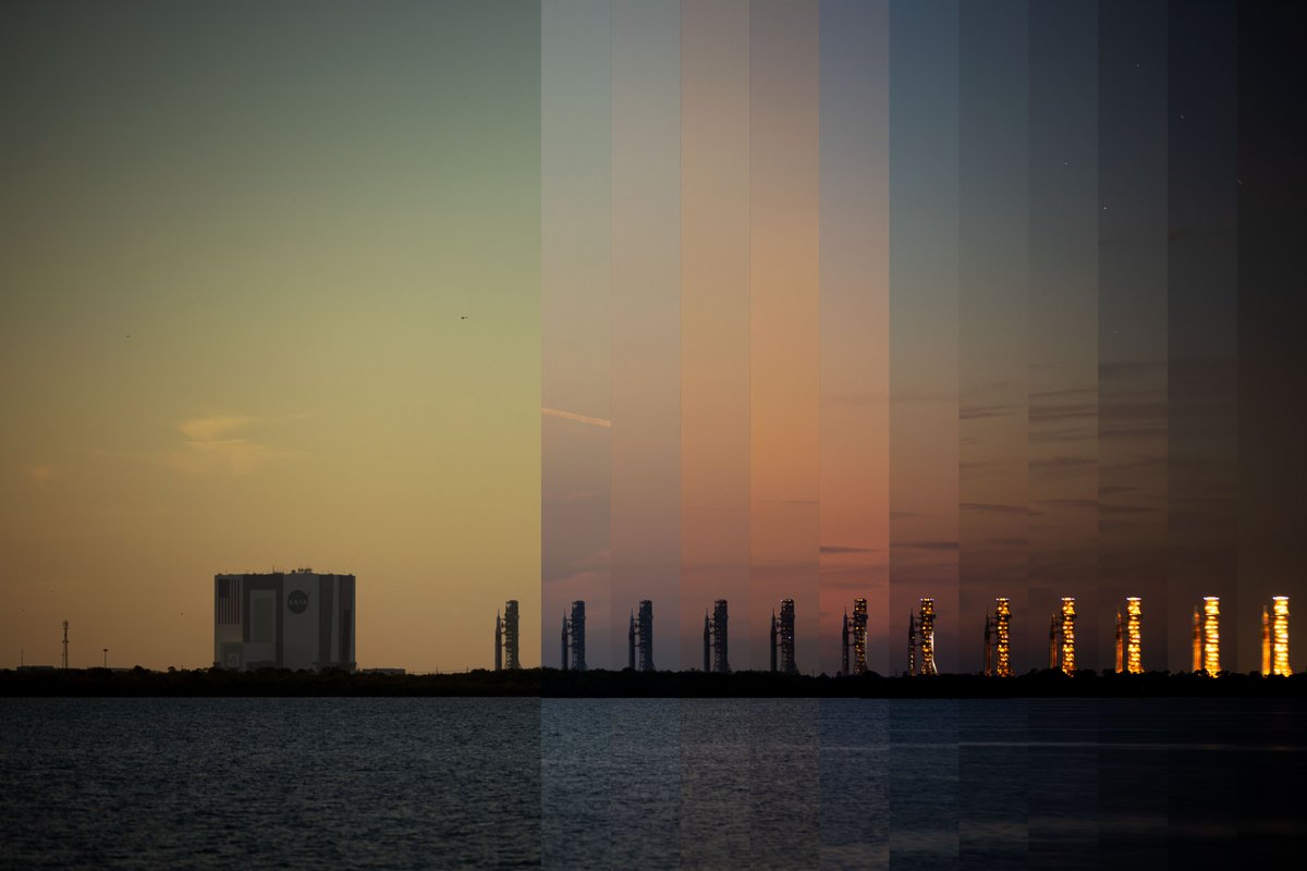 ProjectHabu's tweet image. Here's my "Time Slice" photograph of #SLSRollout. Let's go to the moon. 

📷: Curt Mason / @afspacemuseum