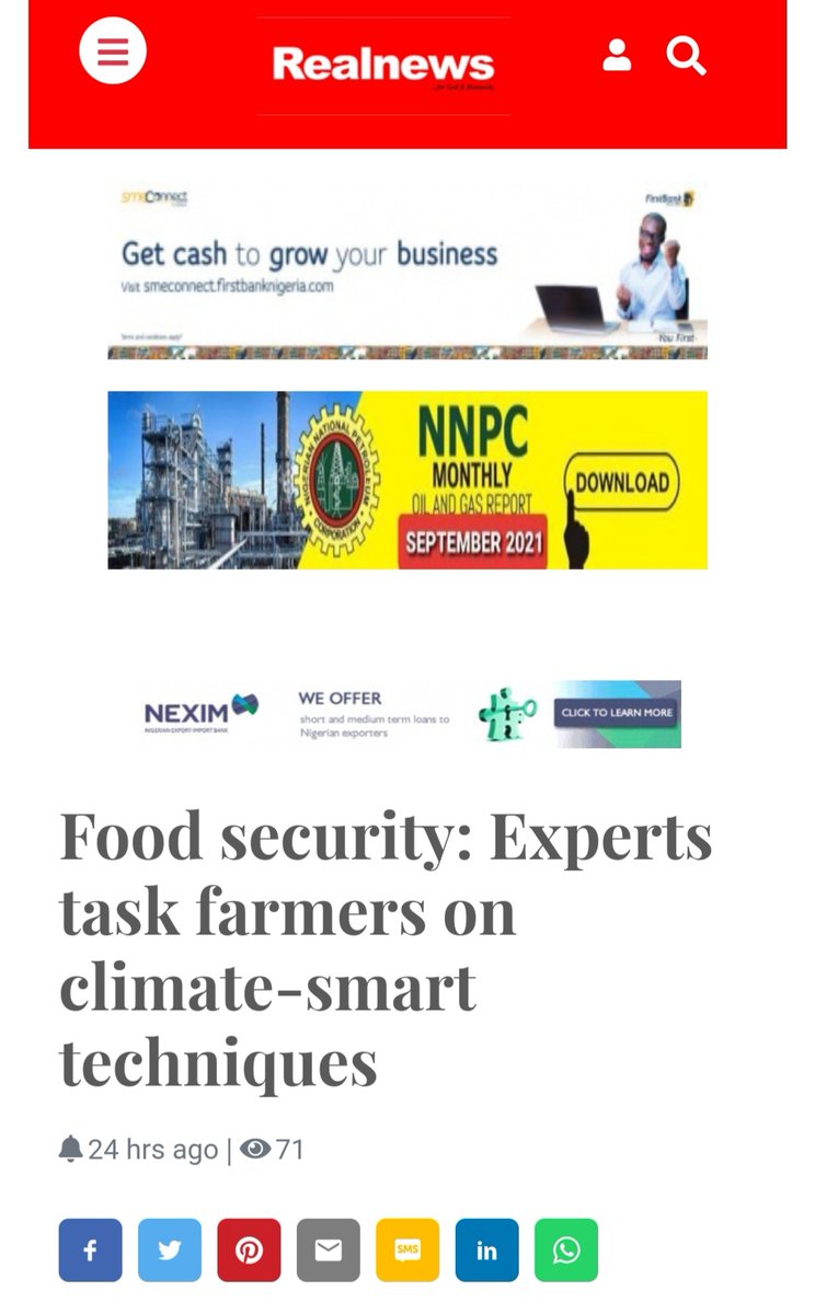 EEmechete's tweet photo. SOME environmentalists have tasked local farmers on the adoption of climate-smart agriculture techniques to curb climate change effects on food productivity.
https://t.co/Ycf7oDcLHH https://t.co/k9GprU8iAZ