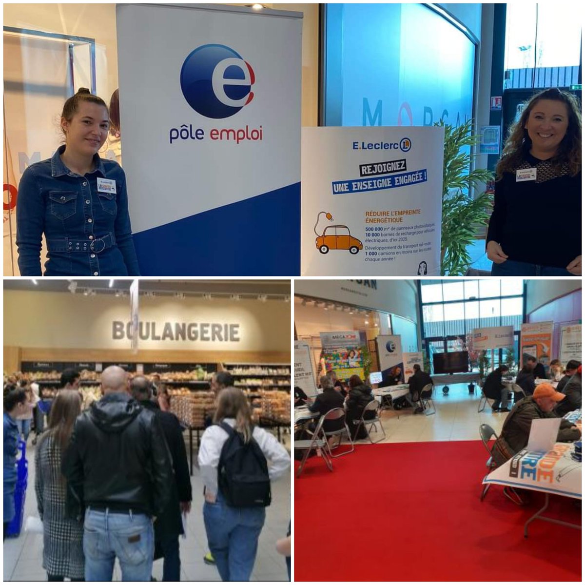 🚀📍 [ Recruter autrement ] l'équipe @poleemploi_GE présente <a href="/Leclerc/">E.Leclerc</a> de St Louis ▶✅ visite du magasin par les candidats suivi du recrutement des futurs salariés de l'enseigne 👏 #Tousmobilisés