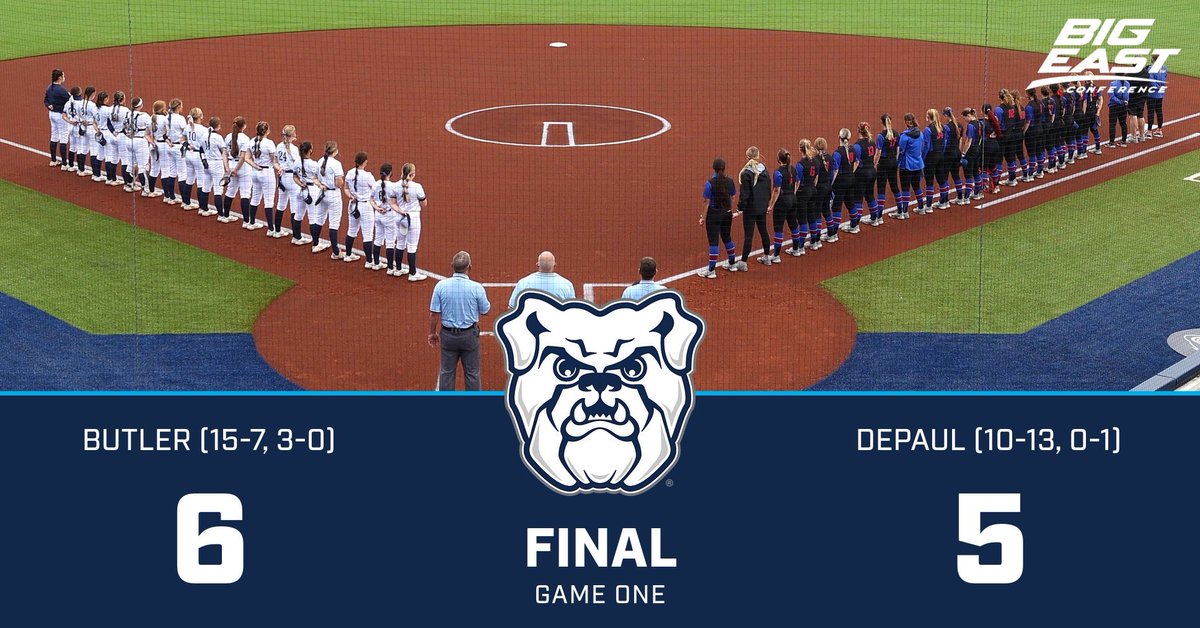 DAWGS WIN!!! The Bulldogs defeat the Blue Demons 6-5 in Game 1 of the series!

#team42 #Get2