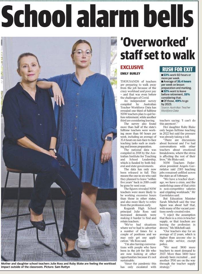 The first ever official study of the teacher workforce finds more than half are working 60+ hrs a week.
The government can no longer deny that workload &amp; pay are making teaching less attractive. Teachers are leaving, kids are missing out. #MoreThanThanks