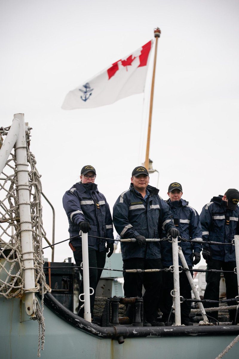 AnitaAnandMP's tweet photo. The @RoyalCanNavy’s increased presence in Europe will bolster NATO’s capabilities and further demonstrate Canada’s commitment to security and stability.

To the ship’s company of 253 – thank you sincerely for your service to Canada. Wishing you fair winds and following seas. https://t.co/wavZxIAHct