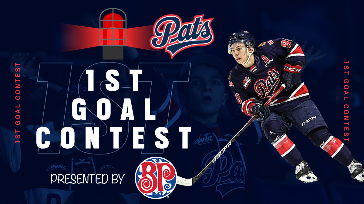 WHLPats's tweet photo. Will Connor Bedard open the scoring again for us tonight?

Drop your prediction below using #BPsFirstGoal &amp; you could win a $25 gift voucher to @bostonpizza! One winner will be randomly chosen amongst correct answers.

The deadline to submit is 7 p.m.

#MarchOn | #REGvsMJ https://t.co/acEo5qA6fX