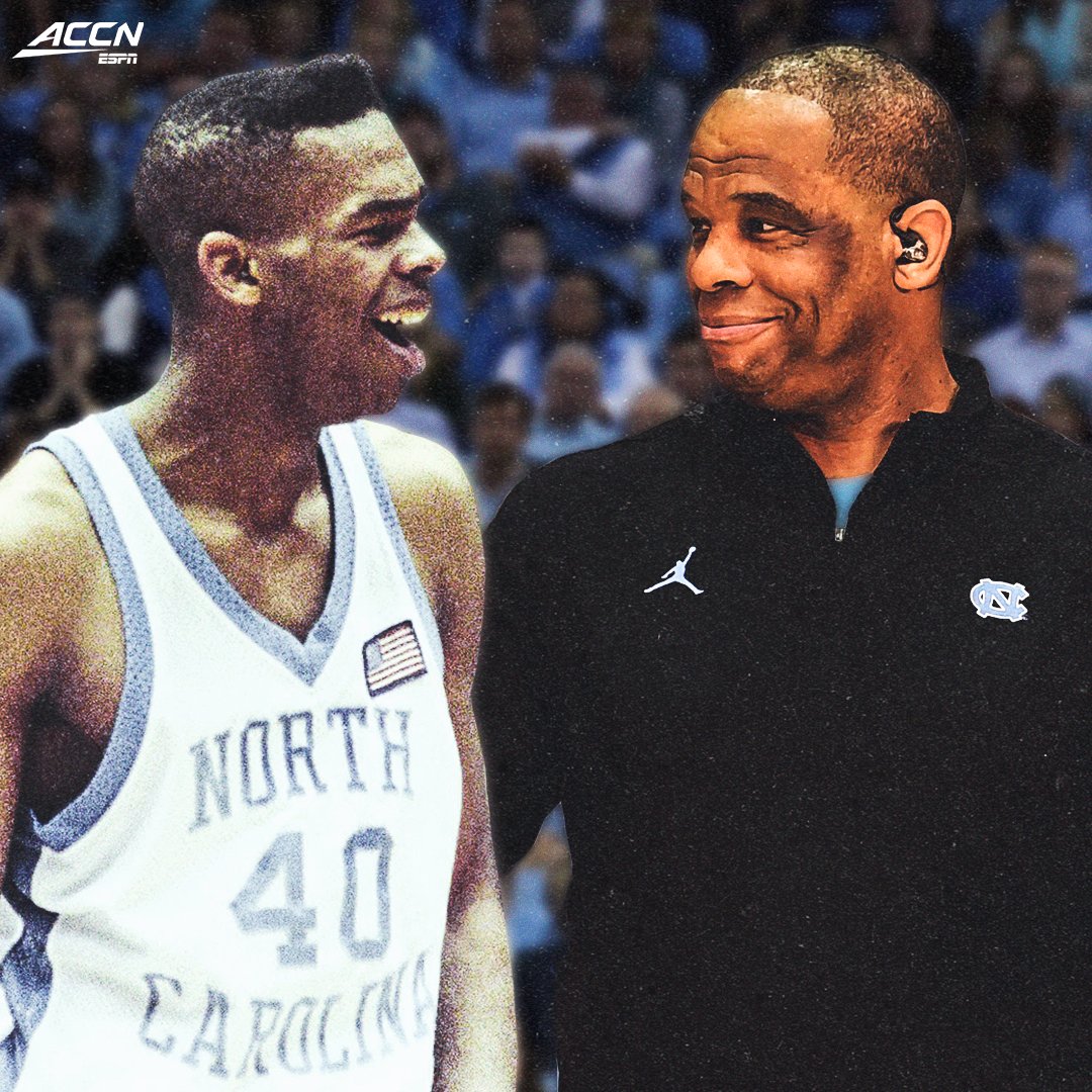 accnetwork's tweet photo. First year as a UNC player: Sweet 16

First year as a UNC head coach: Sweet 16 … and beyond? 

@UNC_Basketball https://t.co/94qcBcQHqh