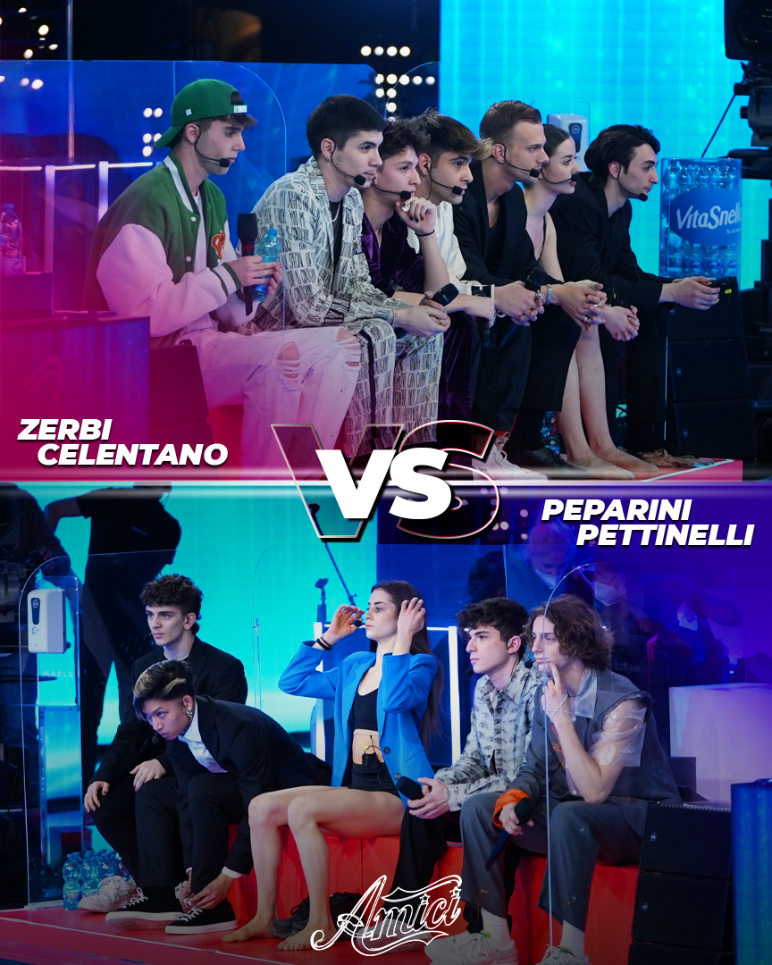 La prima partita è ufficialmente aperta! La squadra Zerbi-Celentano non ha dubbi e punta il dito contro la squadra Pettinelli-Peparini! Chi vincerà? #Amici21