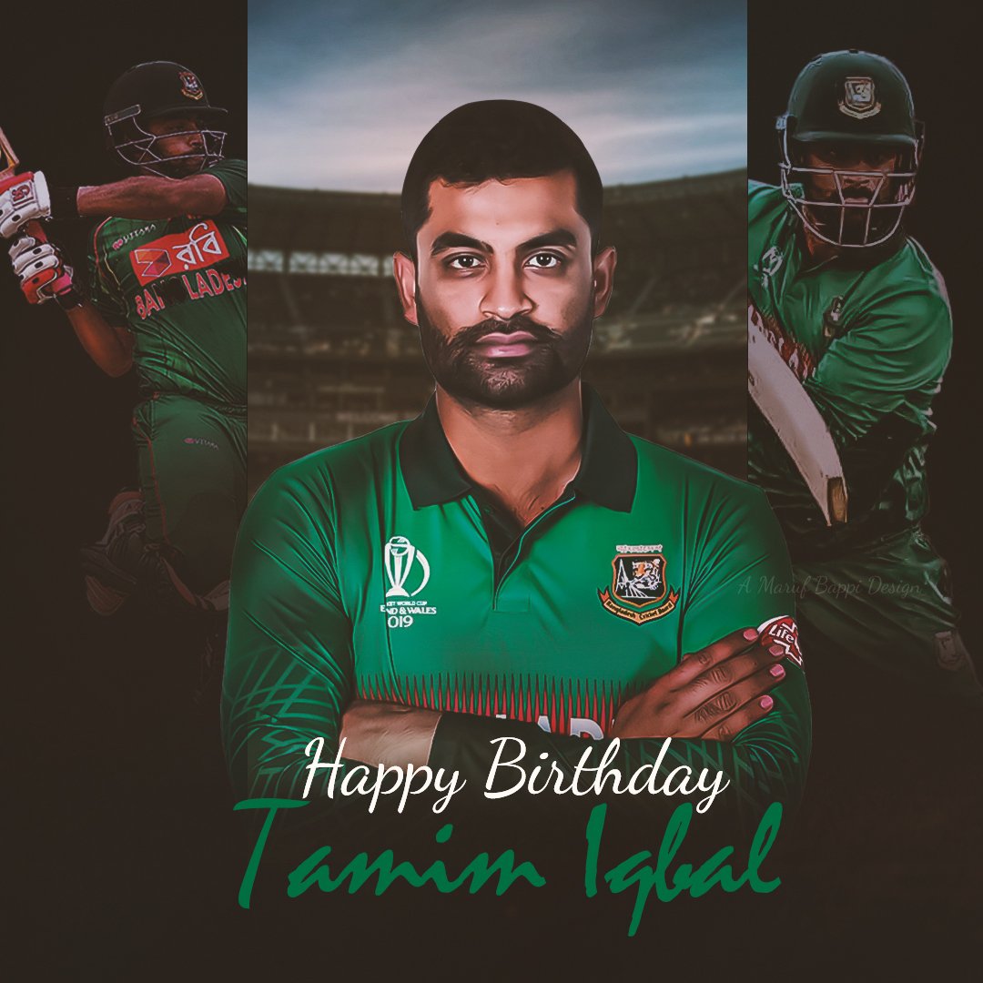Happy birthday to you King  tamim Iqbal    