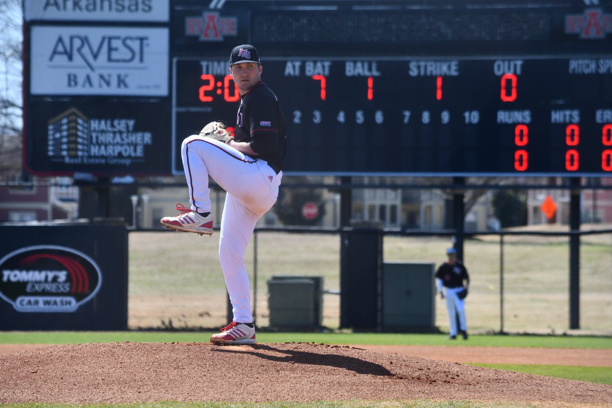 AStateBaseball's tweet photo. Final line for @Will_Nash18: 

5.0 IP, 6 H, 2 ER, 5 K, 2 BB https://t.co/hduICf8H3I
