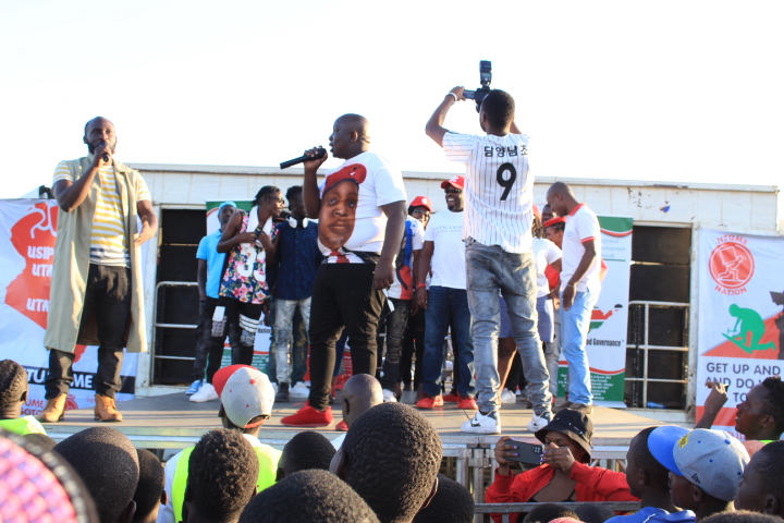 JitumeNation's tweet photo. #djshiti in his element spreading the word of peaceful coexistance peacefeul elections and vijana ku Jituma. 
#jitumenation #jitume https://t.co/wn2YedgpB4