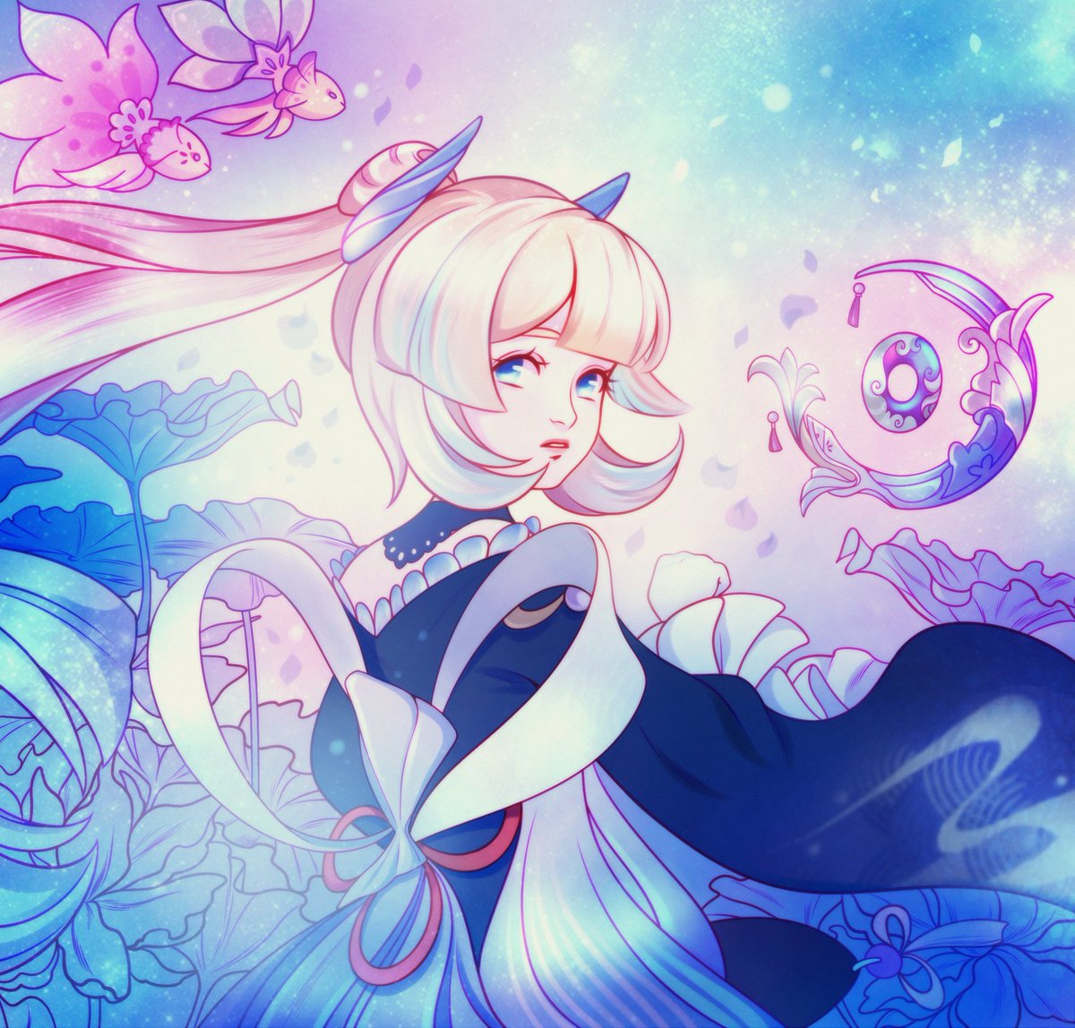 My princess ✨💙💙

#genshinimpactfanart #GenshinImpact #kokomi