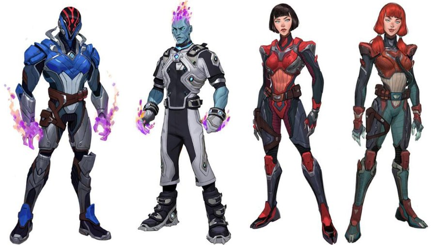 HYPEX's tweet photo. I'm really curious if we'll see them in the battle pass, 3 IO Skins + 3 Seven skins + Dr Strange + a Secret Skin would actually make sense 🤔 https://t.co/AgzgVXwRB5
