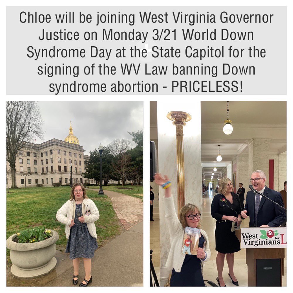 Sunday, my good friend, Kirk, will be on Fox sharing about his daughter and the extermination of a Downs children. Join us in the fight for life.