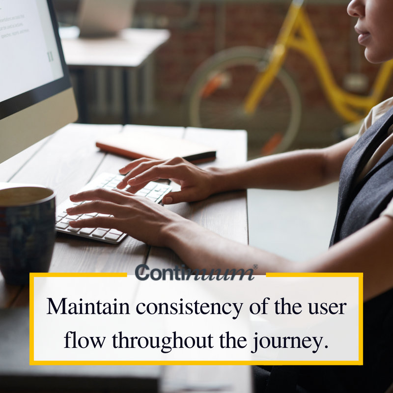 WeAreContinuum's tweet photo. 🔍 One of the most important practical aspects of user experience design is the "flow," the consistent continuity of the user’s journey.

#Continuum #DigitalMarketing #SocialMediaMarketing #SocialMediaPresence #ContinuumTips https://t.co/SRCd0s8akO