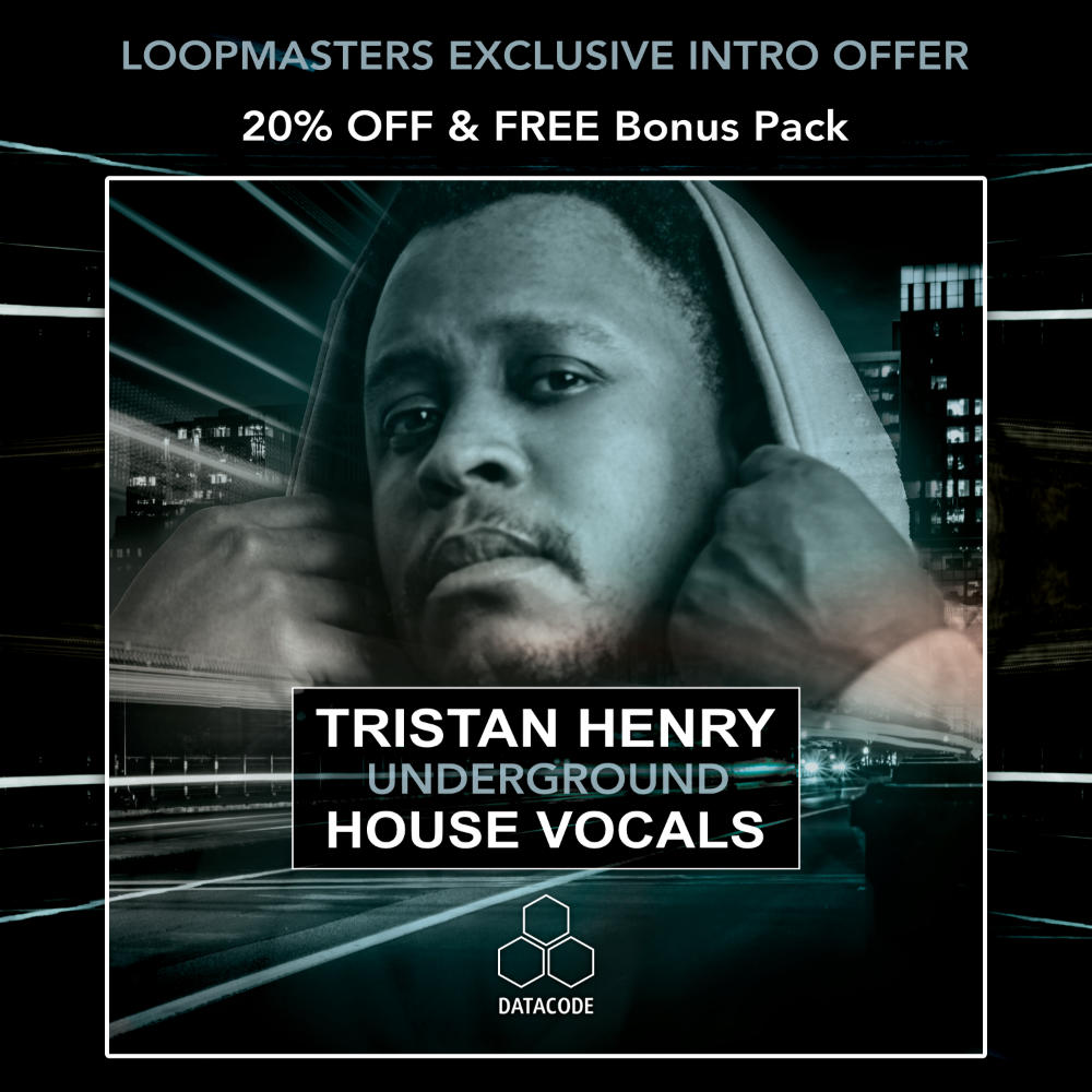 datacoderecords's tweet image. Datacode presents Tristan Henry Underground House Vocals! Feat. UK Artist Tristan Henry and produced by Dataworx and UK producer AudioTrip! @tristanmymusic @AudioTripLive @Dataworx_DJ
Loopmasters Intro Offer – 20% Off &amp;amp; FREE Bonus Pack loopmasters.com/genres/25-Hous…