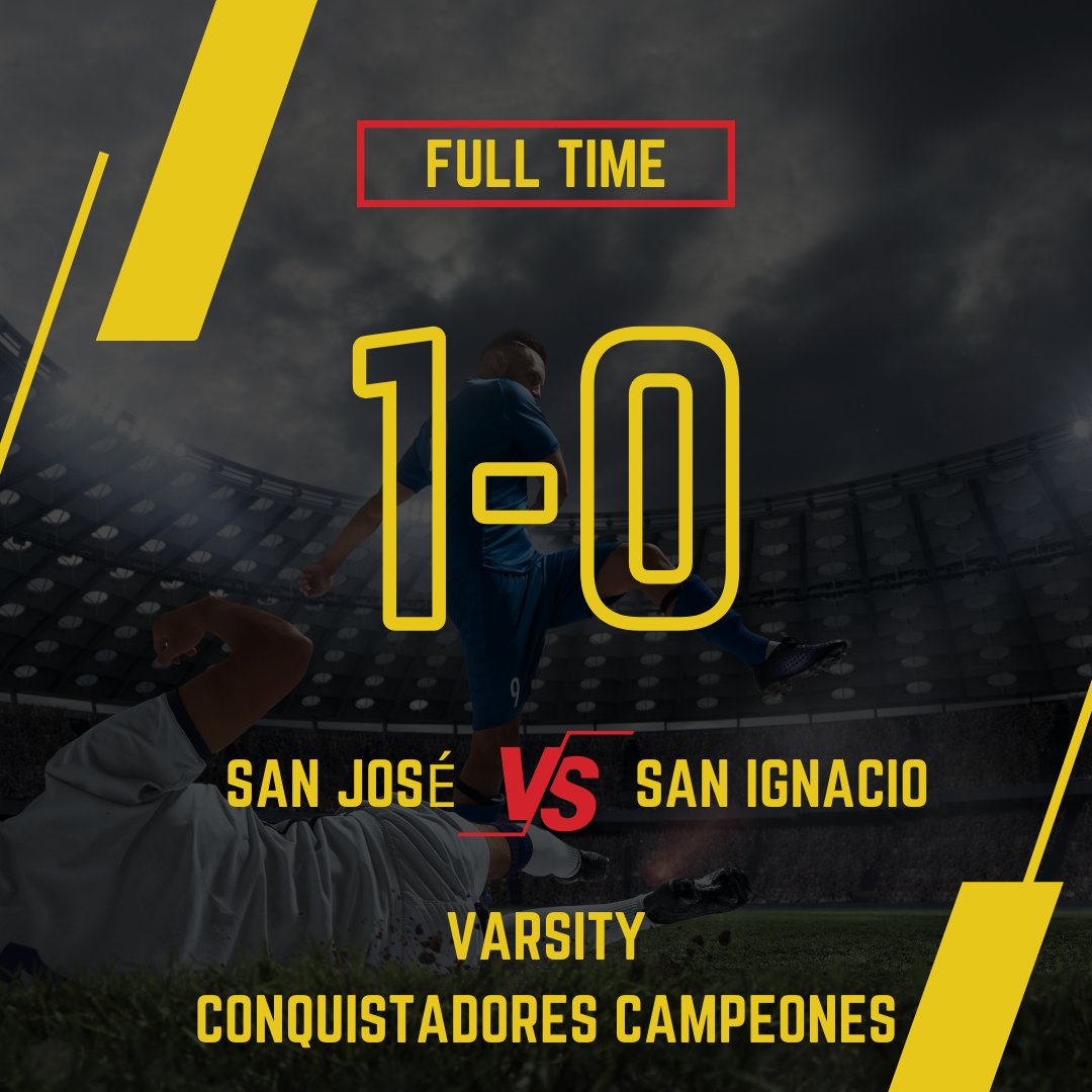 ColSanIgnacioPR's tweet photo. #CSIDeportes #CSITorneo | Balompié: Felicitamos al equipo Varsity del Colegio San José que ganó la FINAL 1-0 vs Colegio San Ignacio. https://t.co/z1MsefdUVe