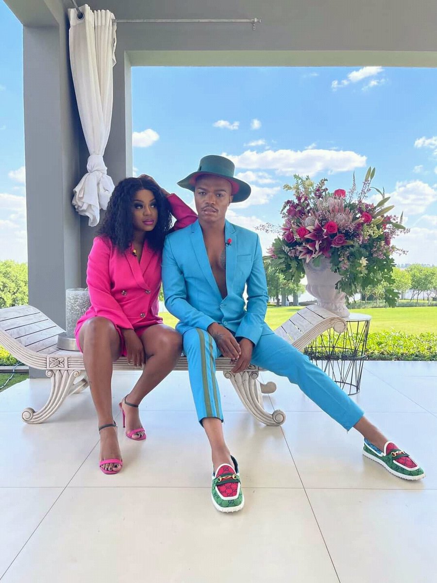 joy_zelda's tweet photo. Somizi and Gabisile 
Brought us the best show on our screens
Retweet if you agree 
#LoveyDovey https://t.co/nYphbsGbdl