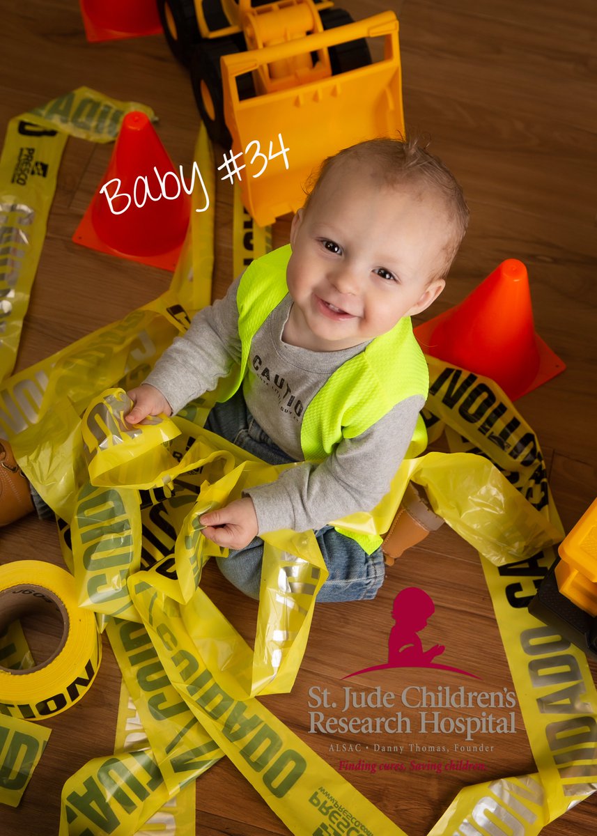 Congrats to Baby #34 Carter and Audrey Heistan! They are our First Place Fundraiser with $2,350 raised for St. Jude in our Most Precious Baby Contest presented by TopMark Federal Credit Union! In all, $17,576.03 was raised for St. Jude to stop childhood cancer!