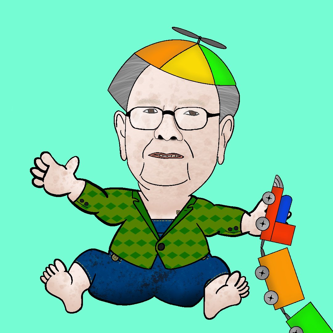 3commaMike's tweet photo. What have the #BabyBillionaires been up to? Buffett playing with trains, Bill playing video games, Elon playing with dolls and Zuck going crazy. Everything seems to be in order.
Mint: https://t.co/kKfHCDJzMI
#Babyverse #NFTCommunity #NFT #NFTdrop  #NFTs #NFTart #NFTcollector https://t.co/jPQYLKsMTt