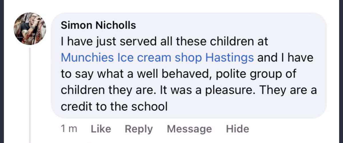 What a lovely message!