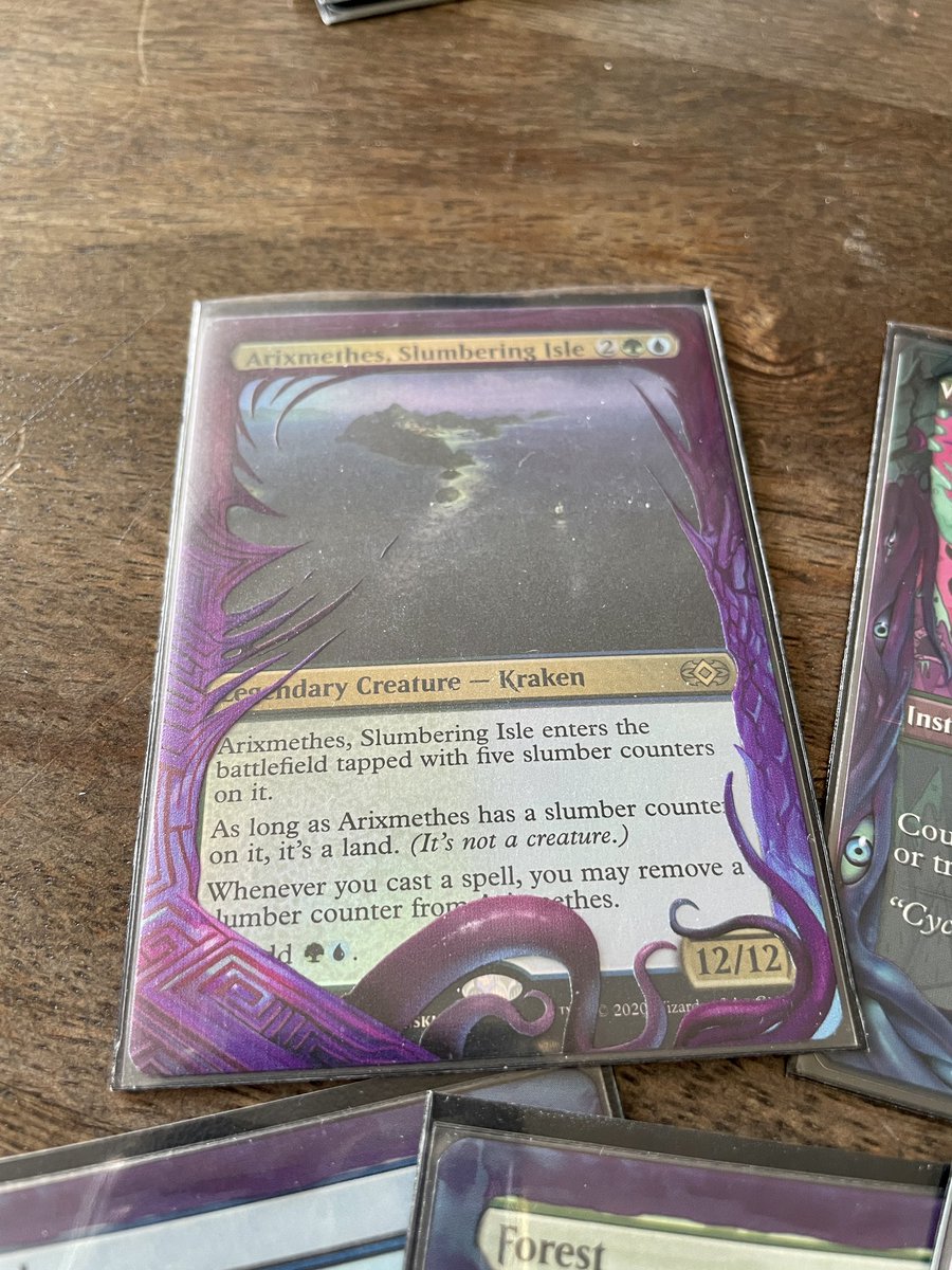 JakeBossMTG's tweet photo. Just got my @AshlenRose/@Ishton pack of @AlterSleeves! This deck looks insane now. https://t.co/HszQETVlu5