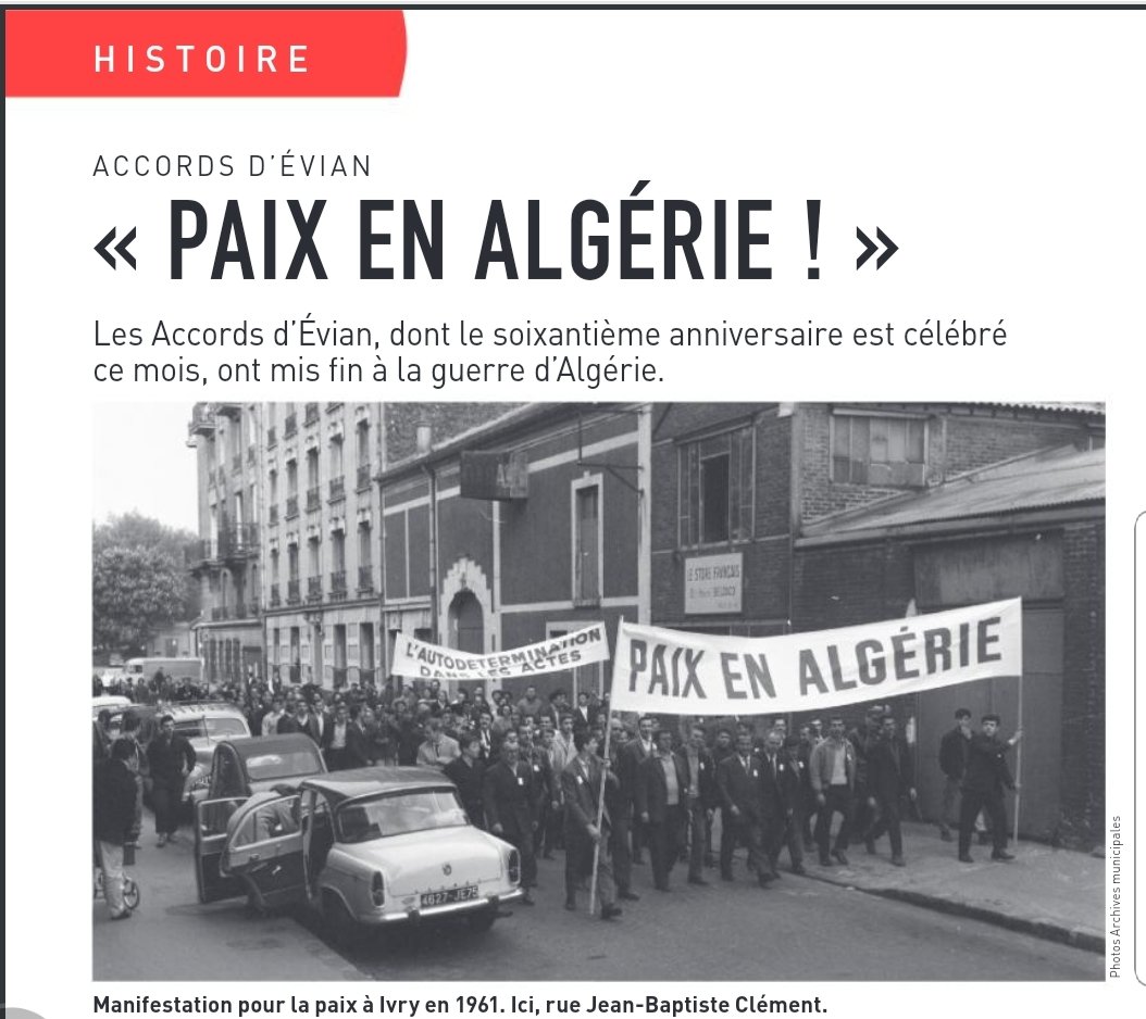 RKaaout's tweet photo. |● #Commemoration à #ivrysurseine pour le 60e anniv. des accords d'Évian et du cessez-le-feu en #Algerie

"Ce parcours de reconnaissance que nous allons poursuivre, car il est maintenant inarrêtable, est simplement la condition pour nous tous de ne rien oublier.."@EmmanuelMacron https://t.co/TkWAIeOjYq