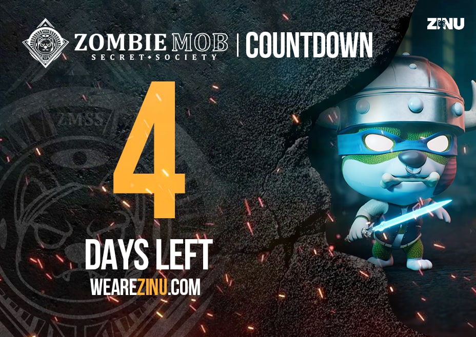 ZinuToken's tweet photo. Only 4 short days away from history... 🔥🧟‍♂️🐶

What trait are YOU hoping to #mint?

Join our discord now to learn more: https://t.co/5wU5Fw3BcL

#ZINU #ZombieMob #ZMSS #NFT #NFTS #community #crypto #web3 #ethereum #thefuture https://t.co/fO0NJZdRL6