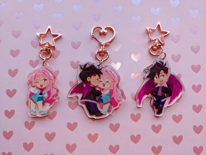 ✨💗MY MERCH SHOP IS NOW OPEN💗✨

pins, charms, and stickers of my ocs Lisa and Kai are now available !!!! my usual avatar and korrasami merch are also still available too !! 🥰

shop will close on march 26 at 11:59pm EST !

link below 👇 