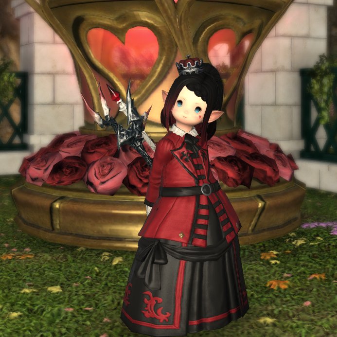 Midgettes's tweet image. Happy Little Ladies' Day!
(I knew the crown would look adorable on the Lala!!)
#FFXIV