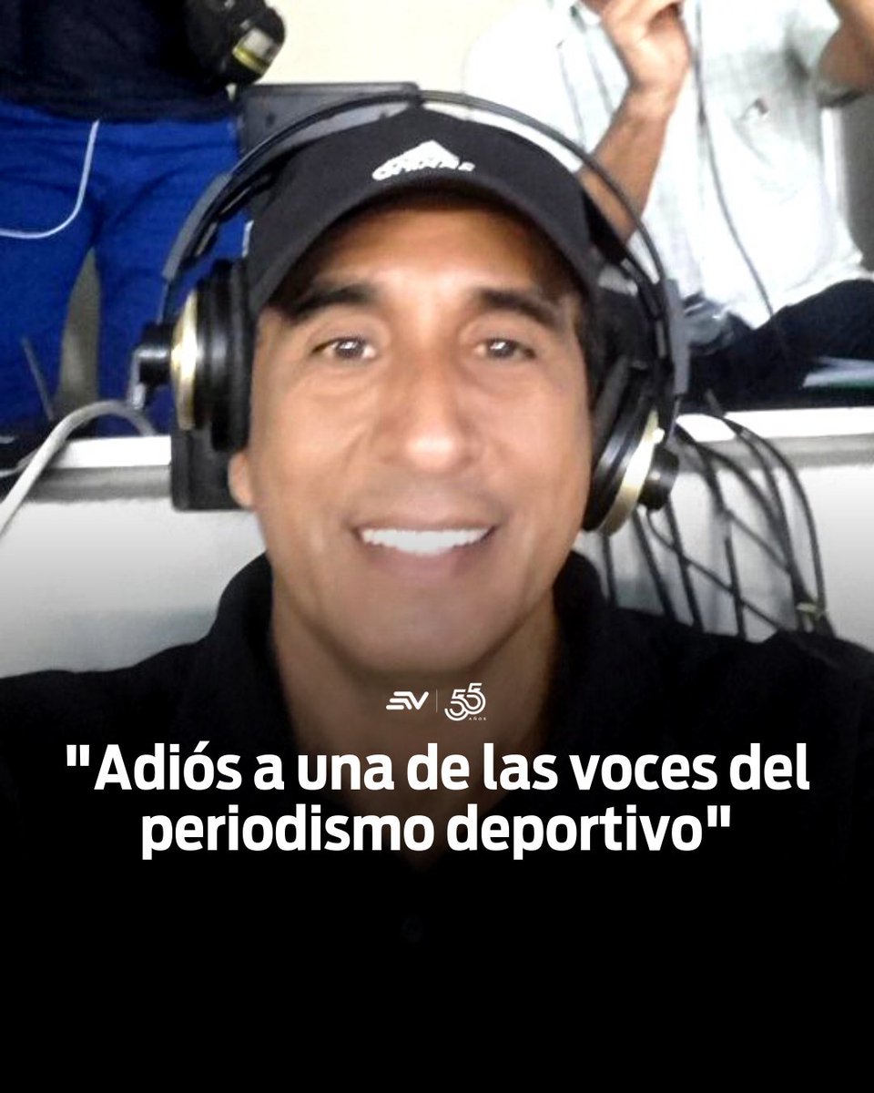 ecuavisa's tweet photo. Lamentable pérdida para el periodismo deportivo, fallece el locutor Medardo Barrionuevo.

https://t.co/Zl62qDinzF https://t.co/S5xHRPWCDg