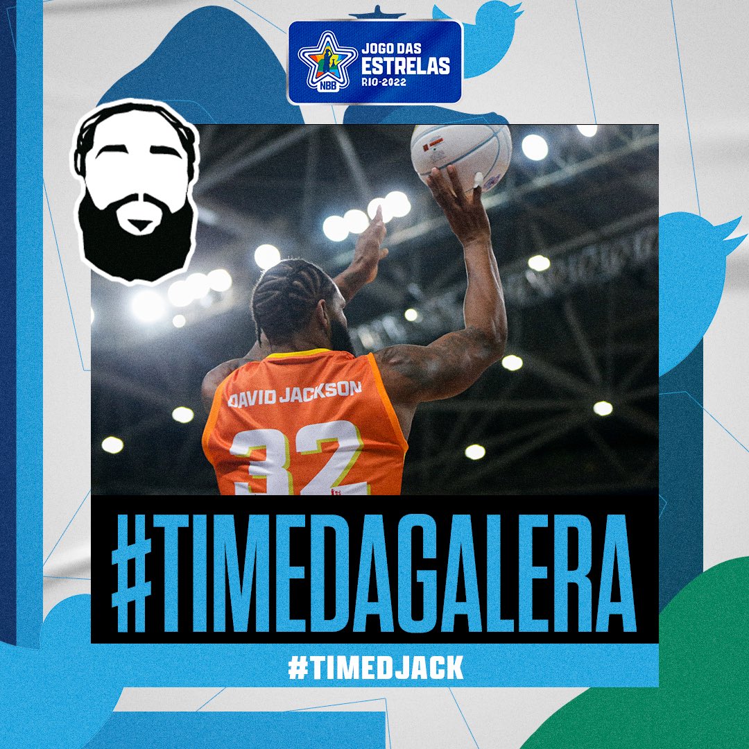 NBB's tweet photo. Nossos gringos estão em ALTA! 🔥🤩

O #TimeDJack foi o mais mencionado por vocês, fãs de basquete, nesse #JogoDasEstrelasNBB 2022! 🥳

#NossoBasquete https://t.co/OB1nU32wzn