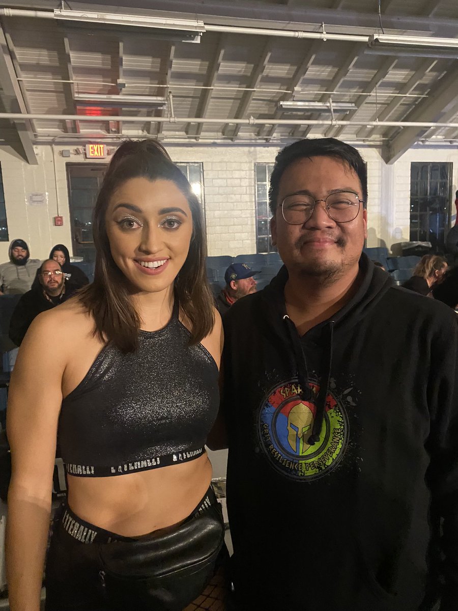 ginooreginaldo's tweet photo. 2nd time visiting the US was all about meeting some of my favorite wrestlers in diferent indy promotions. You guys are the best! Here’s Part 1 #supportindywrestling #AlexArsenal @Madi_Wrenkowski @MostMarketable @thekaun https://t.co/VmvrGWLnUt