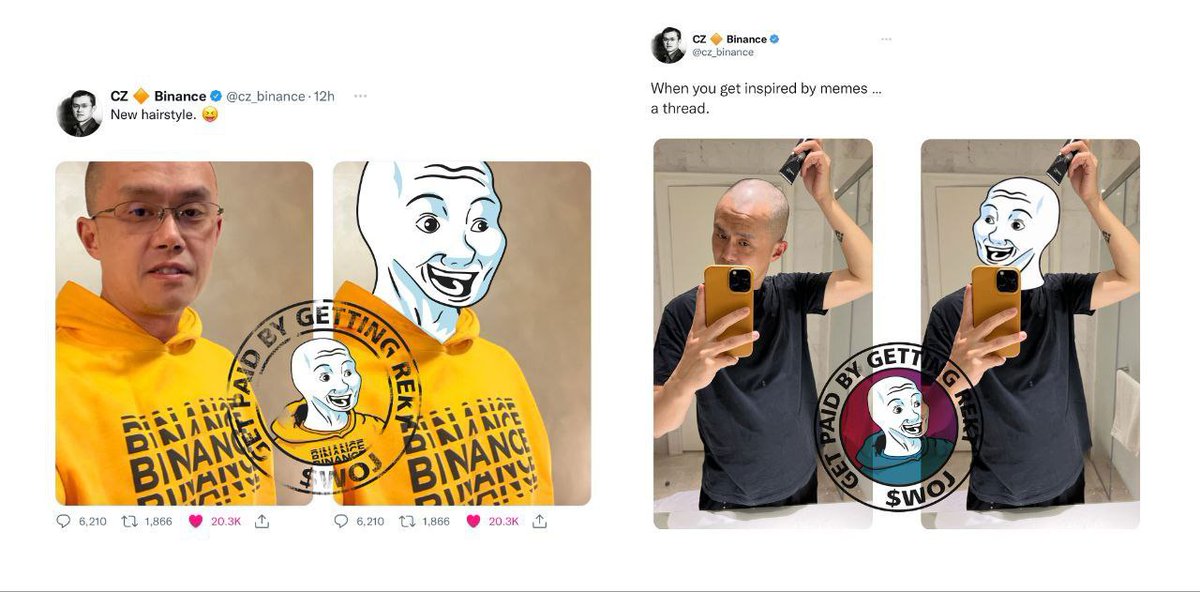 GangWoj's tweet photo. @CoinMarketCap Wojak is the flagship of humanitarian support
Wojak Finance Token Inspired from Meme Wojak.

#SafeCryptoInvestments
#wojakfinance  #wojak
#wojtoken #1000xgem
@wolfofwallst @wojfinance
@binance @cz_binanc
🤑🤑@elonmusk https://t.co/9yVzMLWem4 https://t.co/tlDeIF2IRe